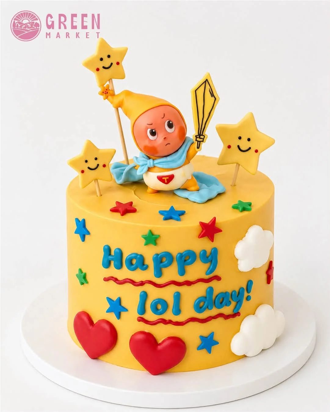 Bánh Kem Twinkle Ngôi Sao Tone Vàng TK014 - ảnh 1