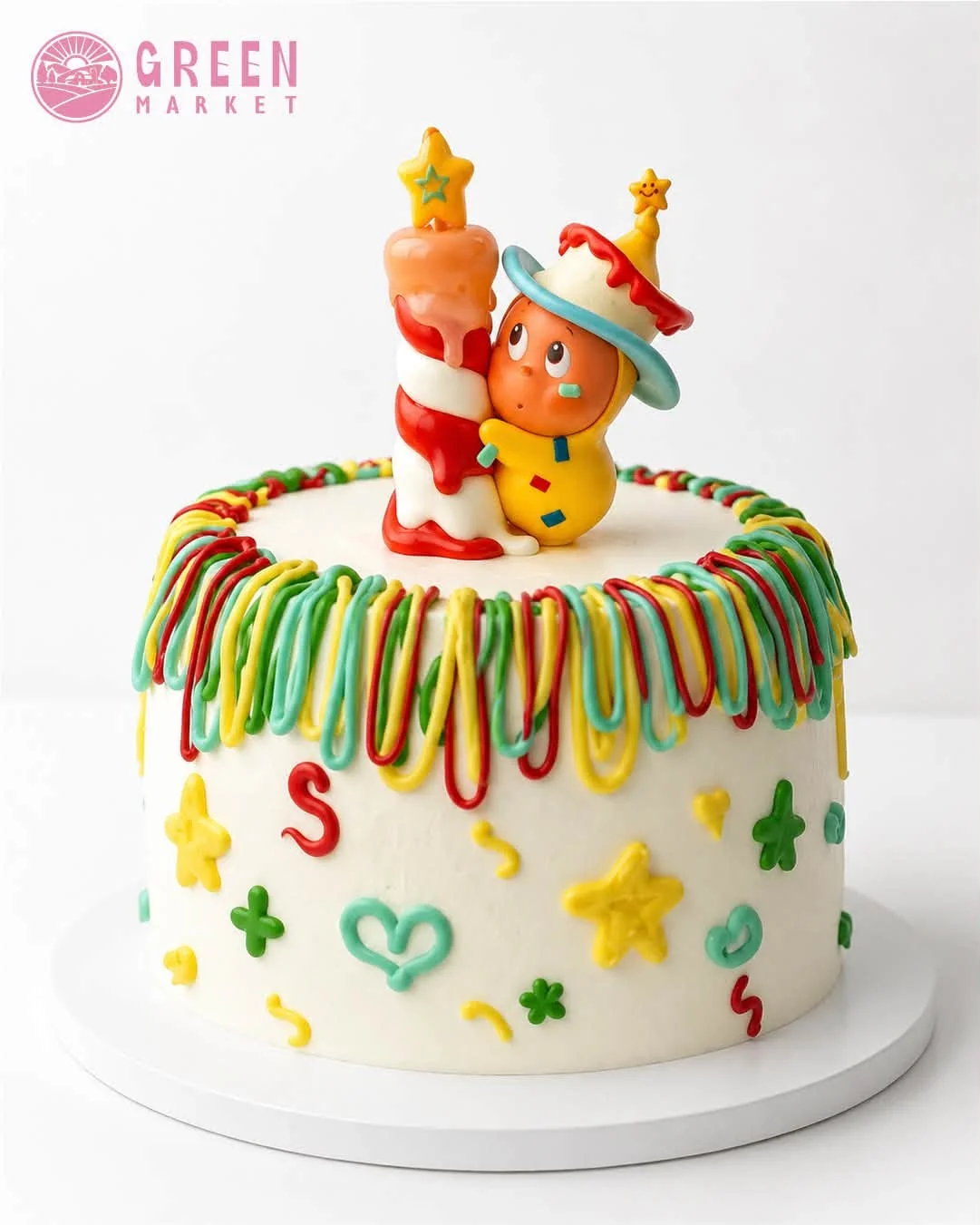 Bánh Kem Twinkle Viền Cầu Vồng TK015 - ảnh 1