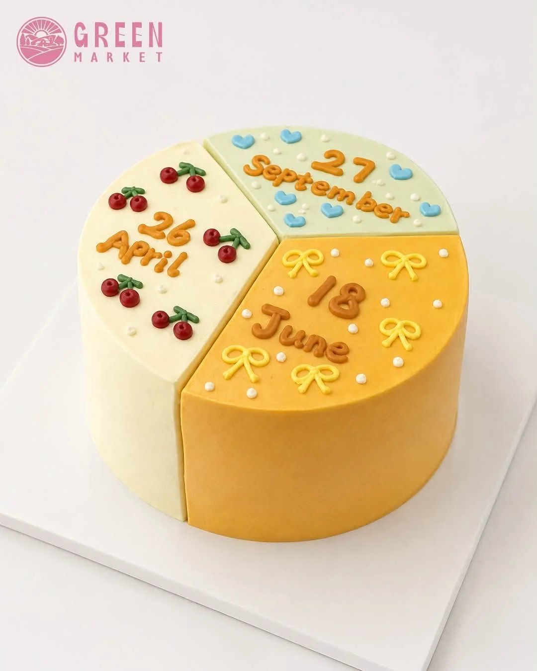 Bánh Kem Mảnh Ghép Đơn Giản DG028 - ảnh 1